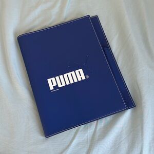 NWOT! 💙 Amazing Cobalt Blue Puma Notebook Cover with Notebook